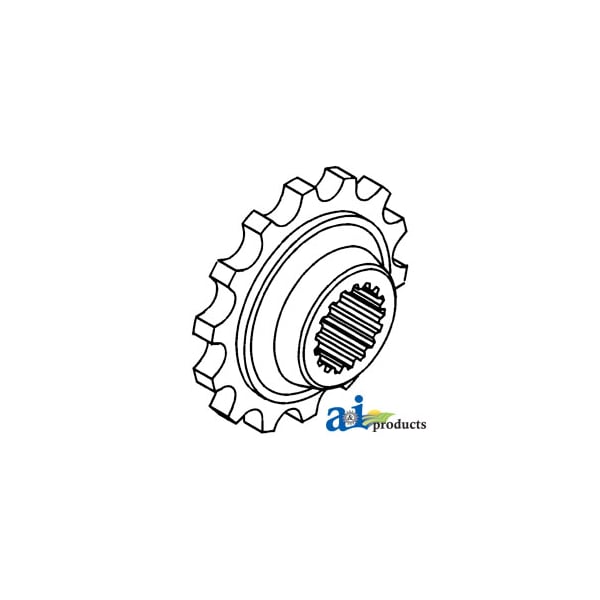 Coupler Sprocket, Rear 6" x6" x2"